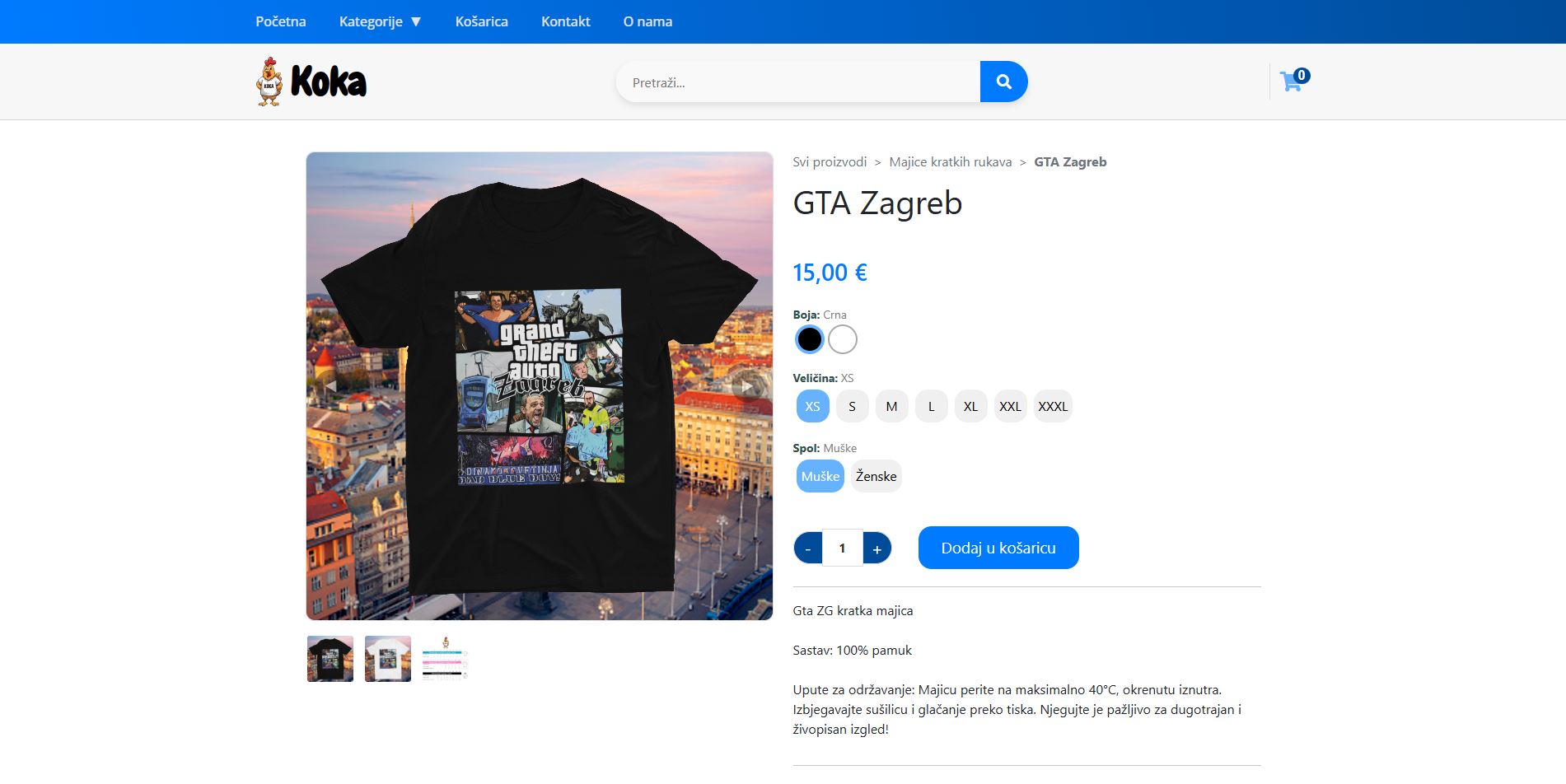Kokashop desktop proizvod