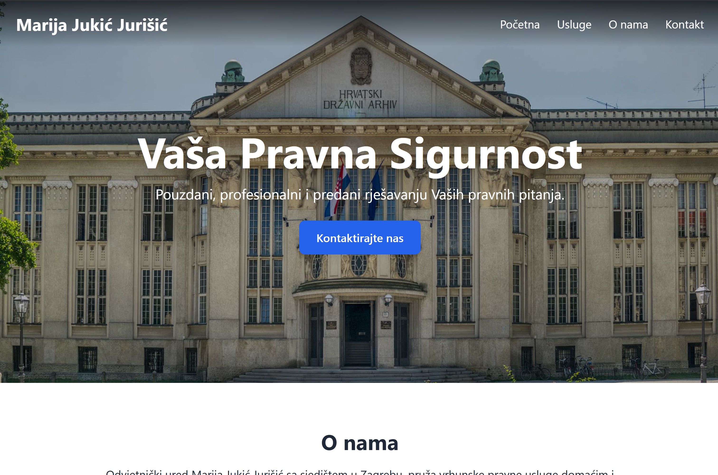 Stranica odvjetničkog ureda